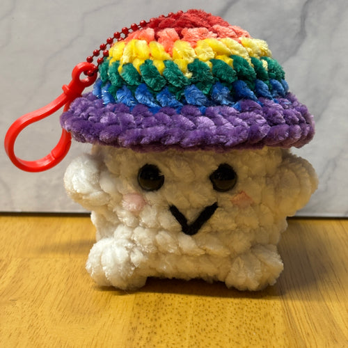 Mushroom keychain